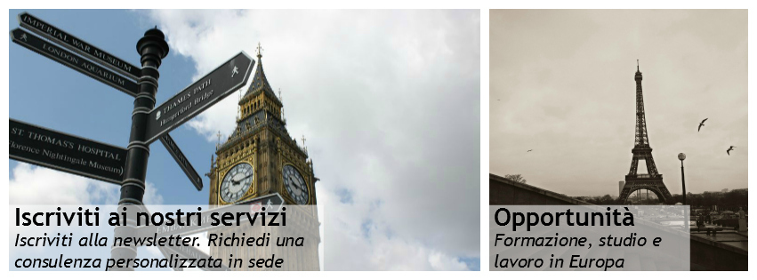 Iscriviti ai nostri servizi - Opportunità