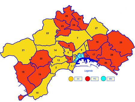 Primo partito nei quartieri di Napoli