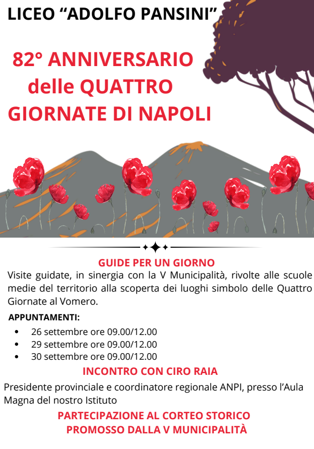 Visite guidate alla scoperta dei luoghi simbolo delle Quattro Giornate nel quartiere Vomero