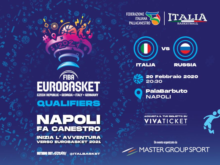 La Nazionale di basket torna a Napoli dopo 51 anni: Italia-Russia al Palabarbuto
