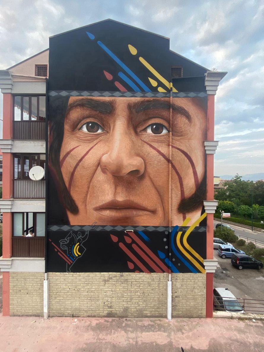 Un murale e una targa celebrativa per Simón Bolívar in occasione del Bicentenario della Rivoluzione Bolivariana 