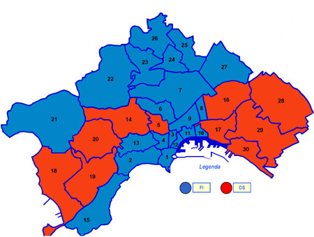 Primo partito nei quartieri di Napoli