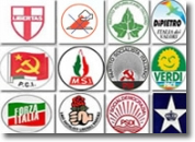 Simboli di alcuni partiti.