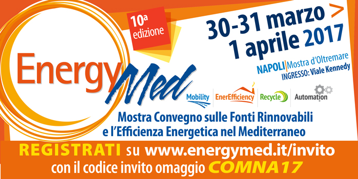Energymed 2017: 10 anni di energia