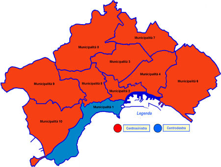 Prima coalizione nelle Municipalità di Napoli