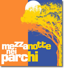 logo della manifestazione mezzanotte nei parchi