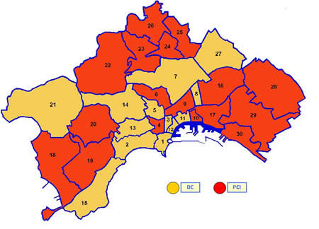 Primo partito nei quartieri di Napoli