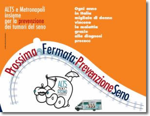 logo dell'iniziativa Prossima fermata prevenzione seno