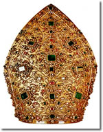 La Mitra di argento dorato