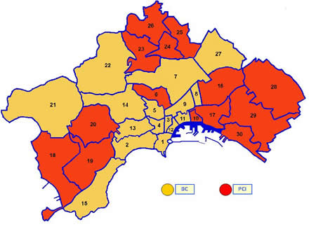Primo partito nei quartieri di Napoli