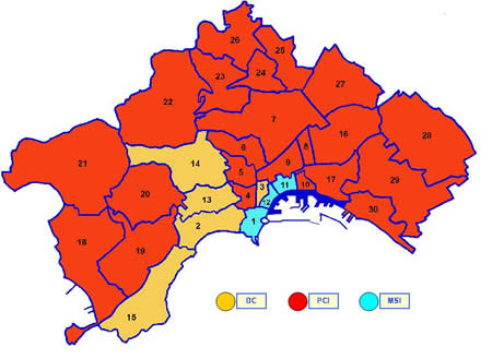 Primo partito nei quartieri di Napoli