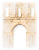 detail of the façade and the main door of Palazzo San Giacomo