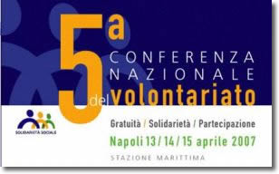 logo Quinta Conferenza Nazionale del Volontariato
