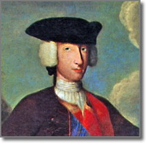 detail of a painting that portrays Charles of Bourbon