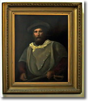 painting representing Giuseppe Garibaldi
