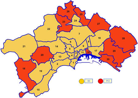 Primo partito nei quartieri di Napoli