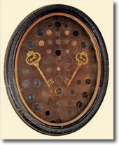 Frame of medals with keys of the City