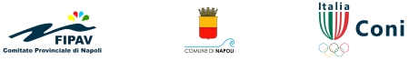 loghi Fipav, Comune di Napoli e CONI