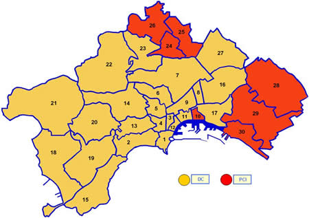 Primo partito nei quartieri di Napoli