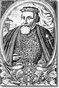 ancient engraving portraying Don Pedro de Toledo