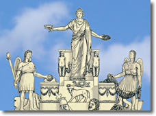 gruppo scultoreo "Partenope"