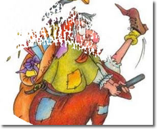 vignetta di una befana