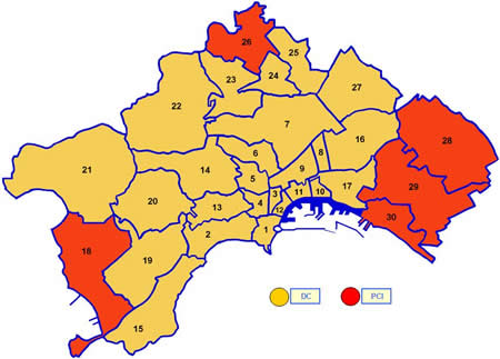 Primo partito nei quartieri di Napoli
