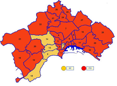 Primo partito nei quartieri di Napoli