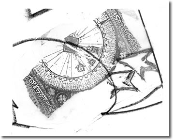 logo tavola rotonda, opera dell'artista Sorgenti