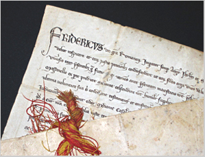 Real Casa Santa dell'Annunziata, fondo membranaceo - Diploma di Federico II, 1238
