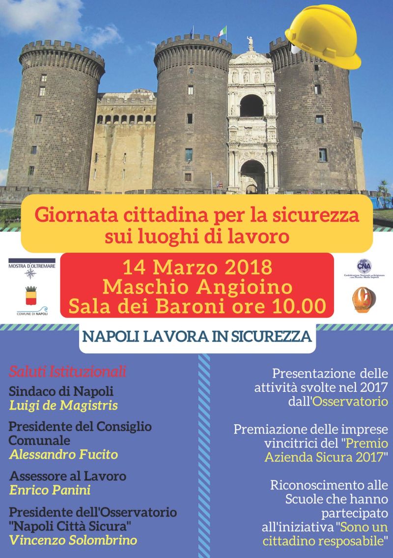 Locandina dell'evento con programma