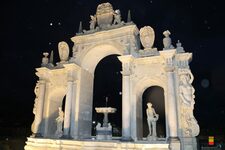 Torna a risplendere la Fontana del Gigante, detta anche dell'Immacolatella