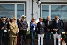 Una foto della inaugurazione della gara velica