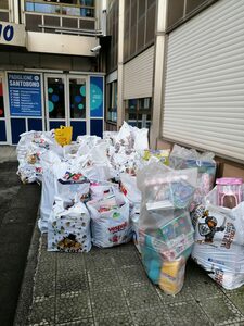 Consegna dei giocattoli per i bambini del Santobono - Pausilipon
