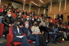 Una foto dell'incontro al Mann