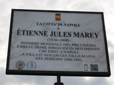 In via Posillipo una targa per ricordare Etienne Jules Marey