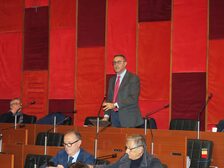 Una foto della seduta del Consiglio