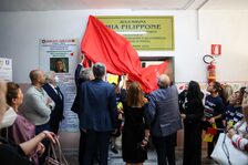 Intitolata a Mia Filippone l'aula magna della scuola Alpi-Levi in via Bakù