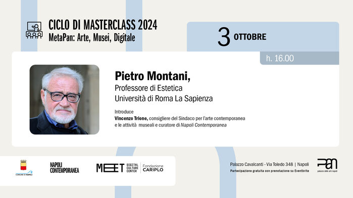 Masterclass con Pietro Montani: “Spazi di interattività digitale nei musei”