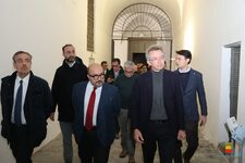 Aa Palazzo Fuga sopralluogo congiunto del Ministro della Cultura Sangiuliano con il Sindaco Manfredi
