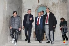Aa Palazzo Fuga sopralluogo congiunto del Ministro della Cultura Sangiuliano con il Sindaco Manfredi