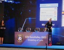 A Napoli e in mondovisione il sorteggio per la composizione delle pool dei Campionati Europei Femminili e Maschili 2023 di pallavolo