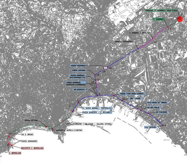 Progetto di valorizzazione, ripristino e prolungamento linea tranviaria