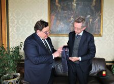 Il sindaco incontra il Maestro Cilento