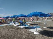 Ombrelloni gratuiti in spiaggia a via Caracciolo