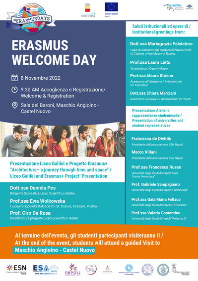locandina erasmus welcome day