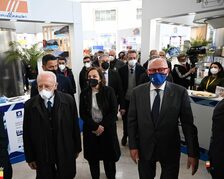 Una immagine dell'incontro alla stazione marittima di Napoli