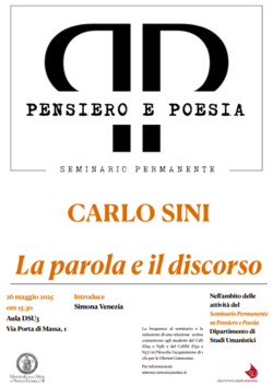 "La parola e il discorso"