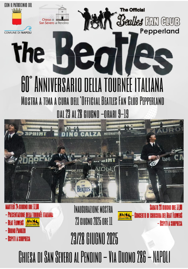 Mostra - 60°Anniversario della tourneé italiana dei Beatles in Italia