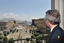 Un momento della conferenza di presentazione del Maggio dei Monumenti in sala Giunta